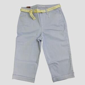 Gloria Vanderbilt Pants Lillian Capri Skimmer New 8